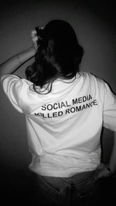 White Oversized Graphic T-Shirt for Women